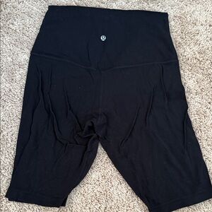 Lululemon Women's Black High-Waisted Shorts
